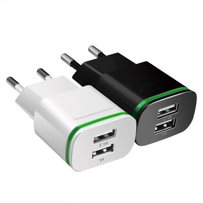 Usb 3.0 Quick Charge Dual Usb Wall Charger Power Adapter Fast Charging  With Led Light 10w Mobile Phone