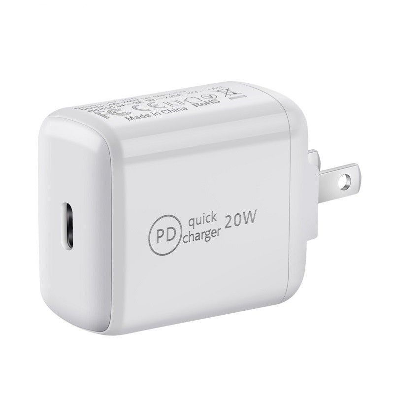 US QC 3.0 PD USB C 20W Charger For IOS Android Smartphone